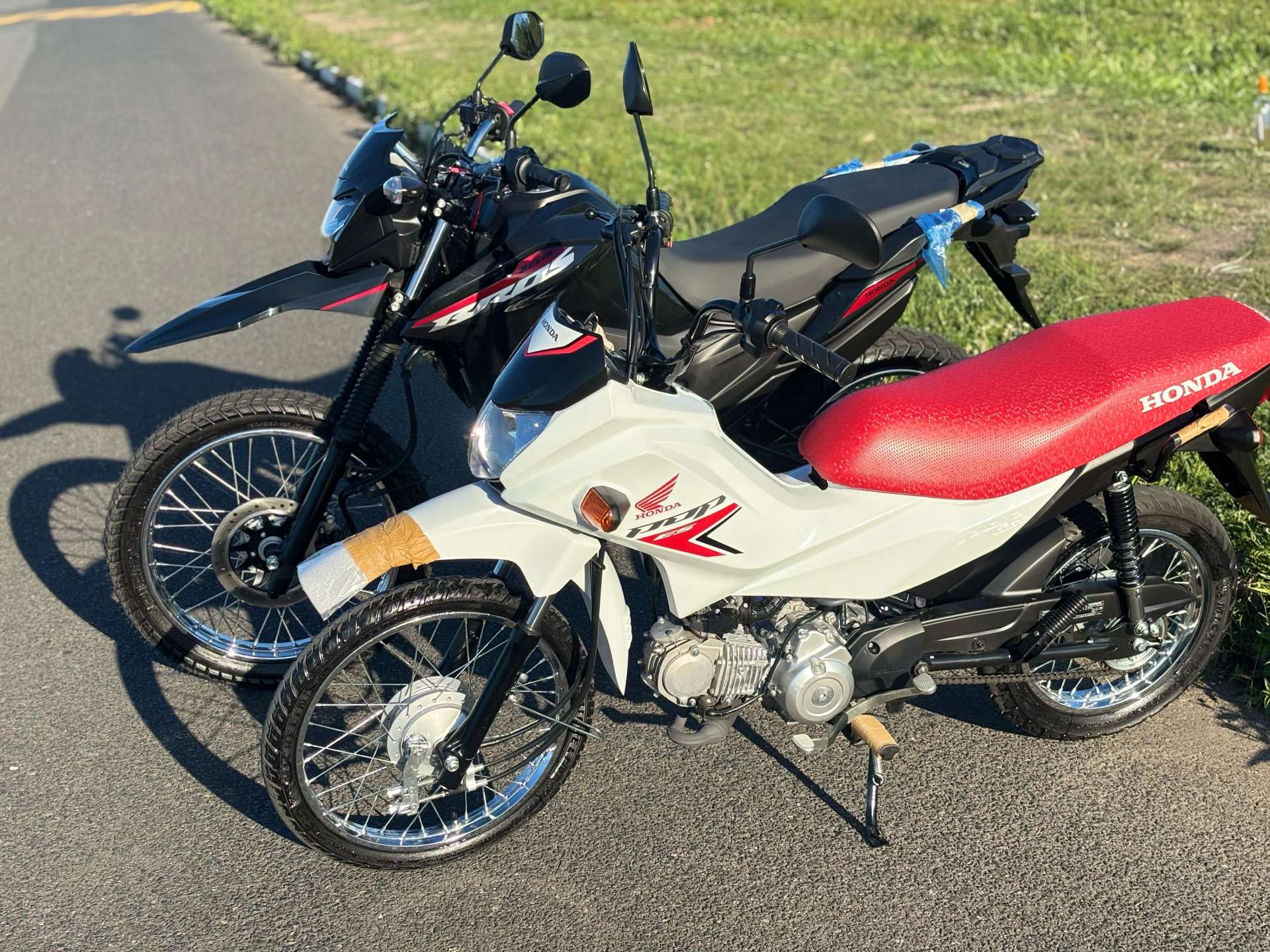 MILHAR : HONDA BROS 2024 + HONDA POP 2024 OU 35.000,00 MIL NO PIX SORTEIO 19 DE MARÇO