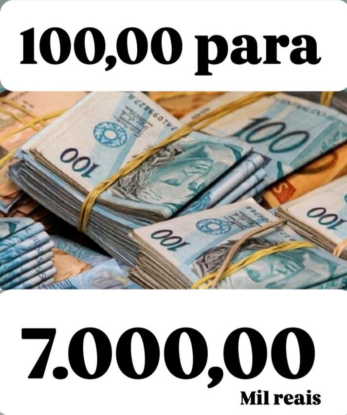 DEZENA : 100,00 PARA 7.000,00 MIL NO PIX SORTEIO 13 DE AGOSTO