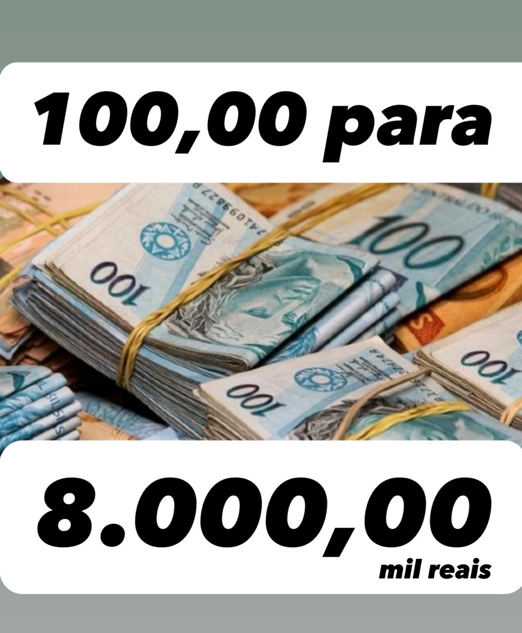 DEZENA : 100,00 PARA 8.000,00 MIL NO PIX SORTEIO 27 DE AGOSTO