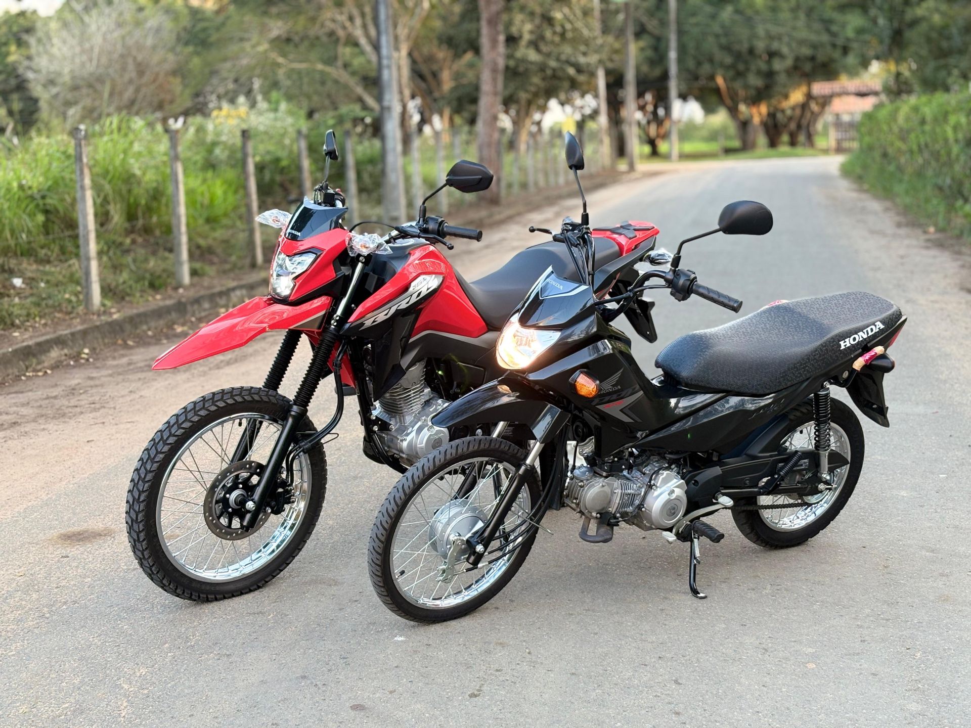 MILHAR : HONDA BROS 2025 + HONDA POP 2025 OU 35.000,00 MIL NO PIX SORTEIO 01 DE OUTUBRO 