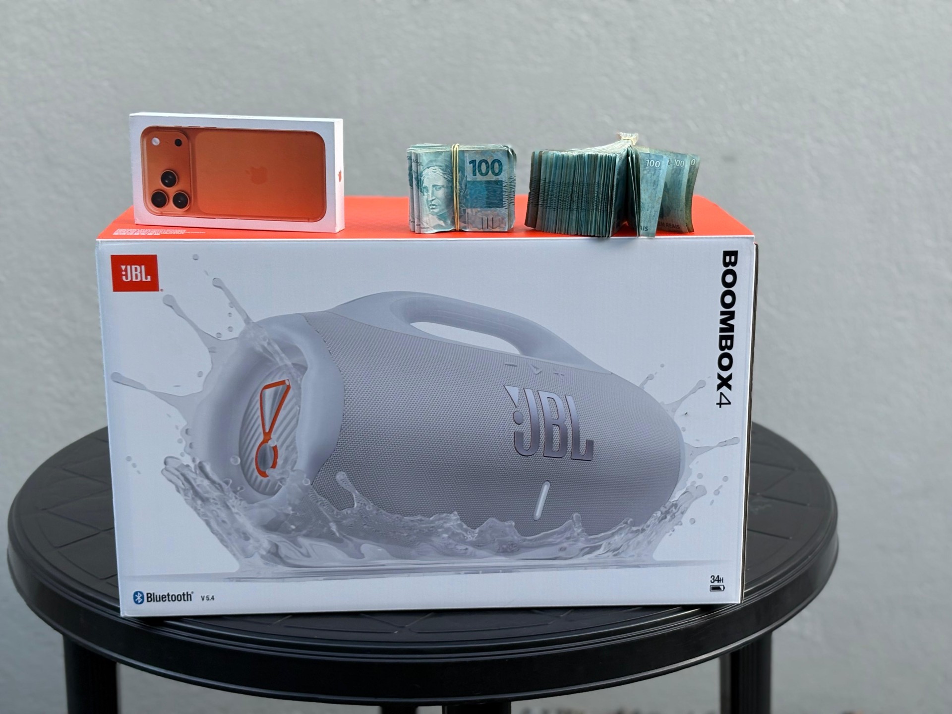 CENTENA : IPHONE 17 PRO MAX  + JBL BOOMBOX 4 OU 15.000,00 MIL NO PIX SORTEIO 11 DE OUTUBRO