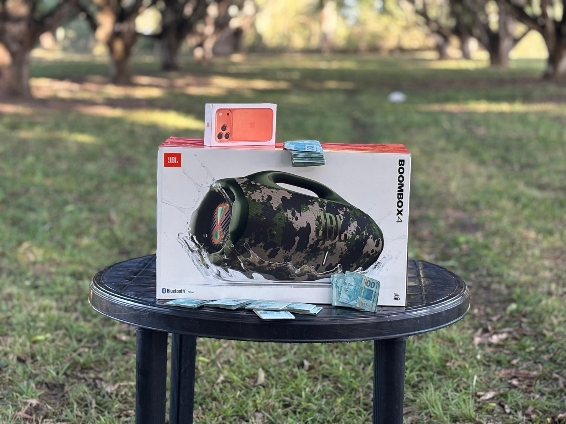 CENTENA : IPHONE 17 PRO MAX  + JBL BOOMBOX 4 OU 15.000,00 MIL NO PIX SORTEIO  14 DE NOVEMBRO