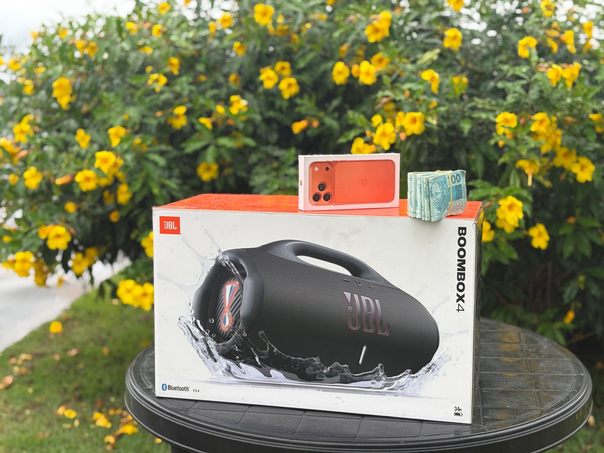 CENTENA : IPHONE 17 PRO MAX  + JBL BOOMBOX 4 OU 15.000,00 MIL NO PIX SORTEIO 29 DE NOVEMBRO