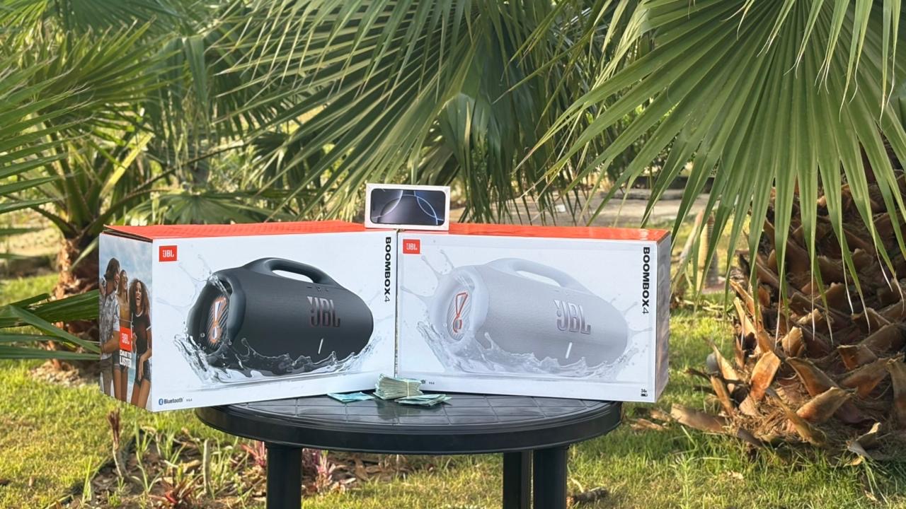 CENTENA : IPHONE 16 PRO MAX + 02 JBL BOOMBOX 4 OU 15.000,00 MIL NO PIX  SORTEIO 17 DE JANEIRO