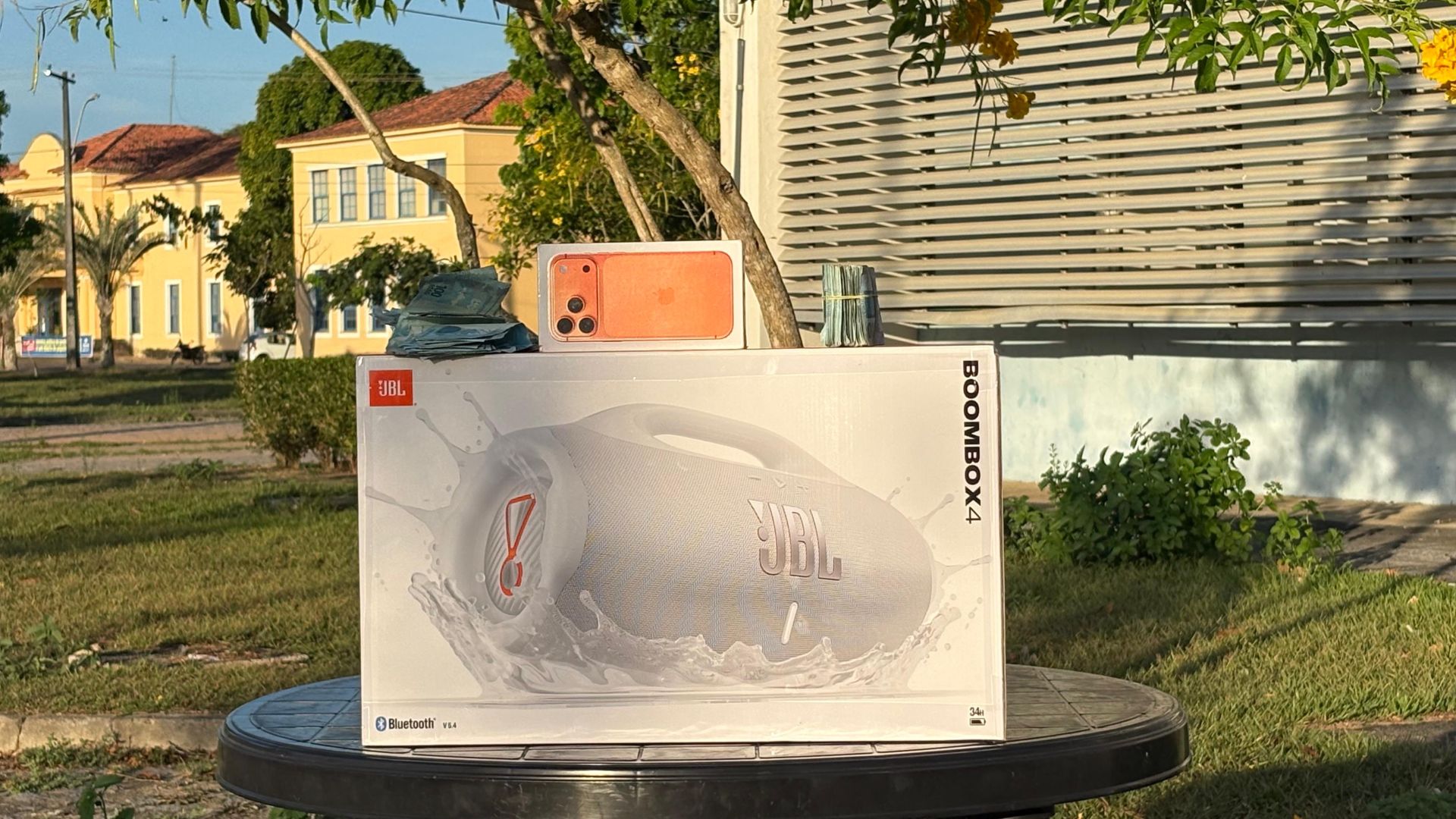 CENTENA : IPHONE 17 PRO MAX  + JBL BOOMBOX 4 OU 15.000,00 MIL SORTEIO 07 DE FEVEREIRO 