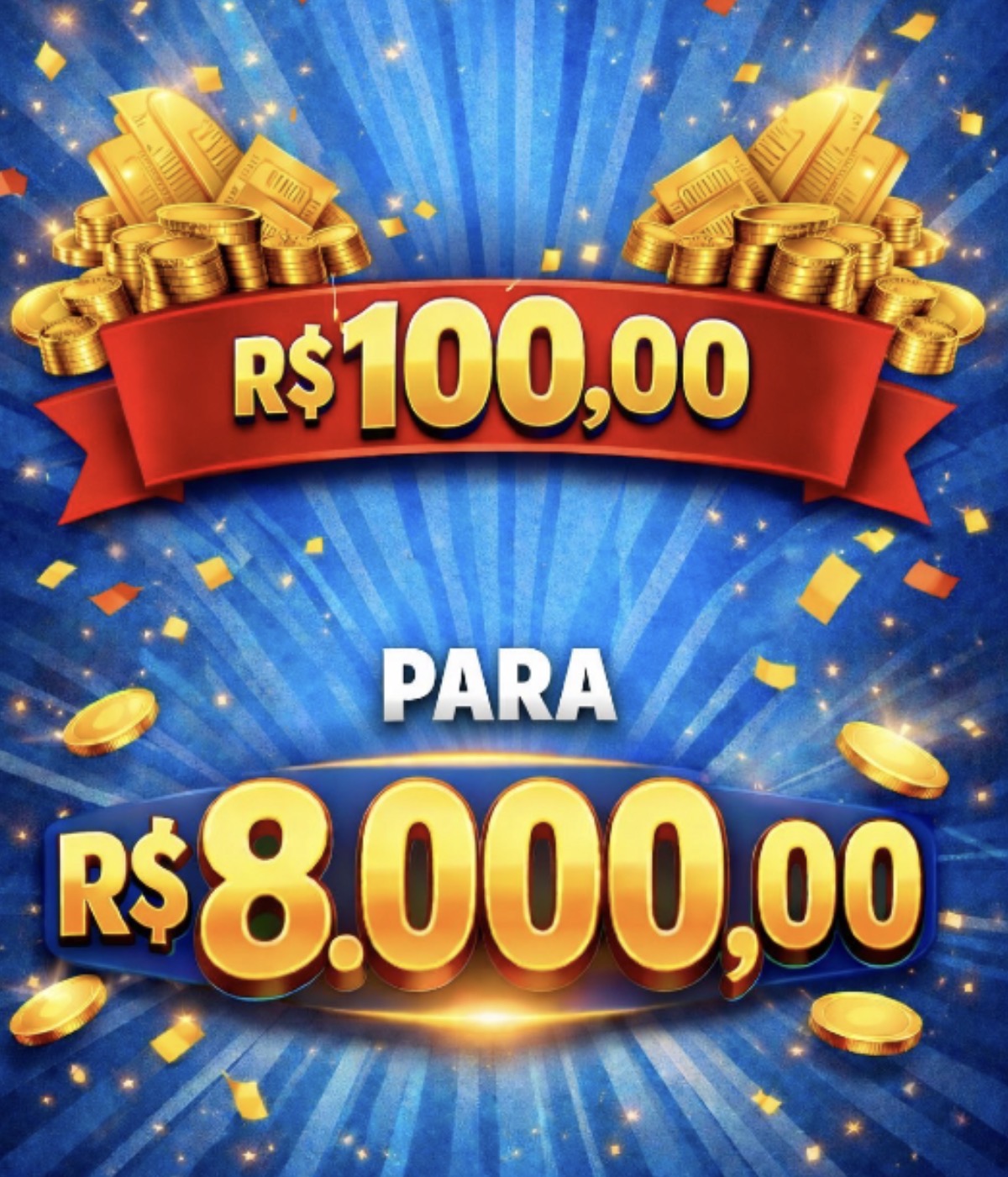 DEZENA : 100,00 PARA 8.000,00 MIL SORTEIO 04 DE ABRIL